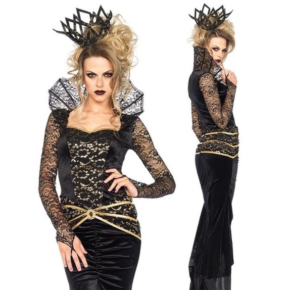 COSTUME TRAVESTIMENTO SEXY PER DONNA DA REGINA CATTIVA