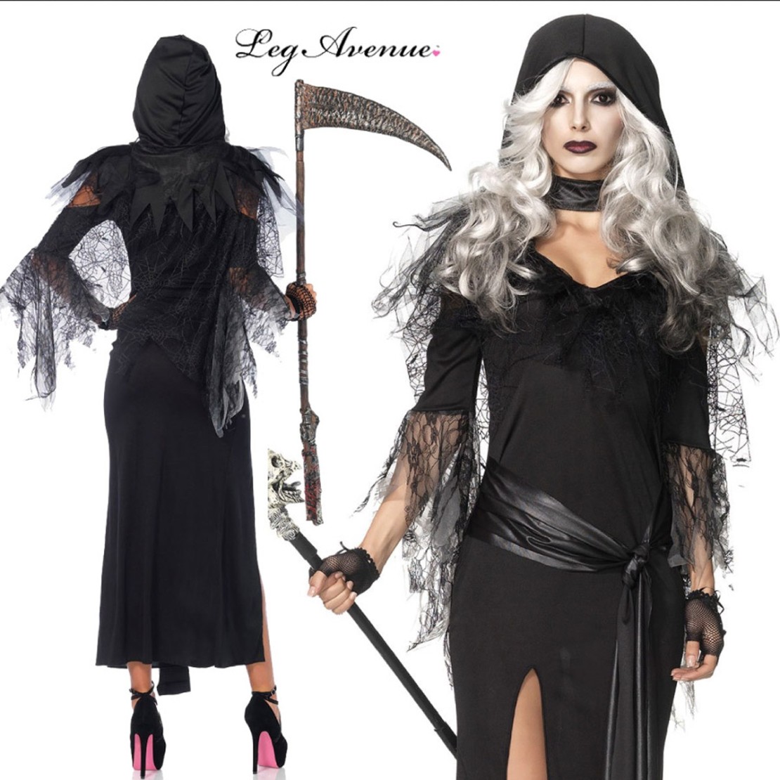 TRAVESTIMENTO COSTUME SEXY DA STREGA HALLOWEEN...