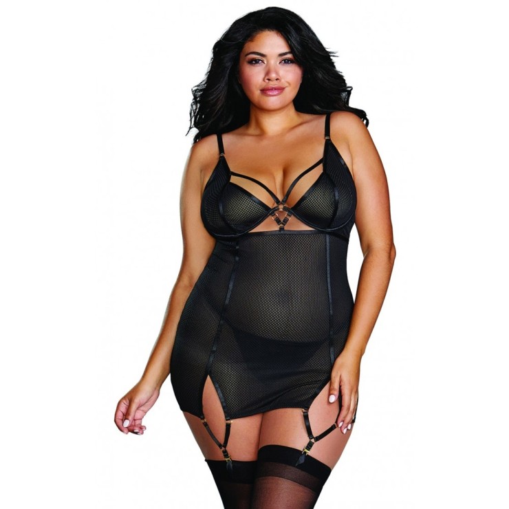 GUEPIERE SEXY PER DONNA A RETE STILE UNCINETTO DREAMGIRL
