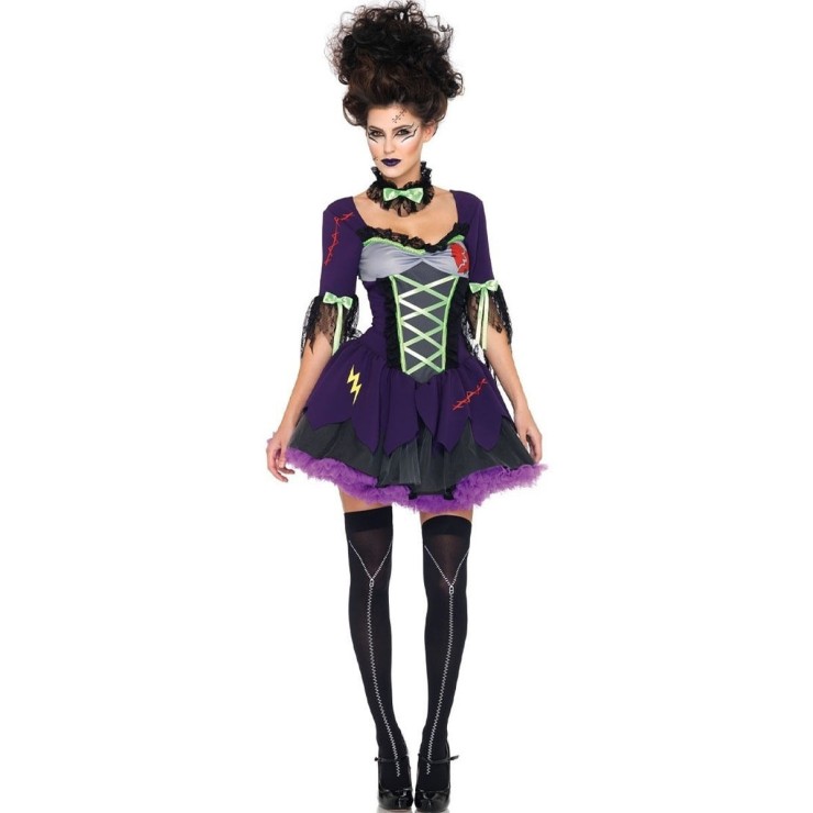 COSTUME PER DONNA DA FRANKENSTEIN ZOMBIE LA83974 2