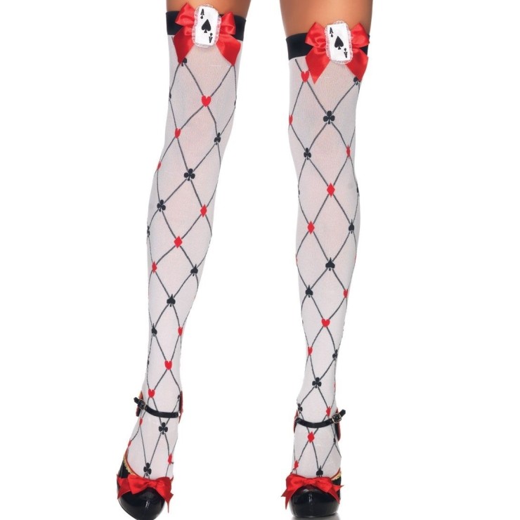 CALZE CON ELASTICO SEXY PER DONNA ACCESSORIO PER TRAVESTIMENTI 2