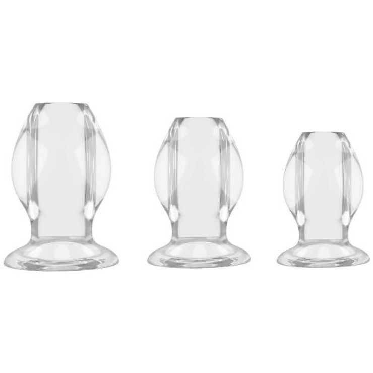 SET DIVARICATORI-TUNNEL ANALI SEX TOY CRYSTAL TWINS