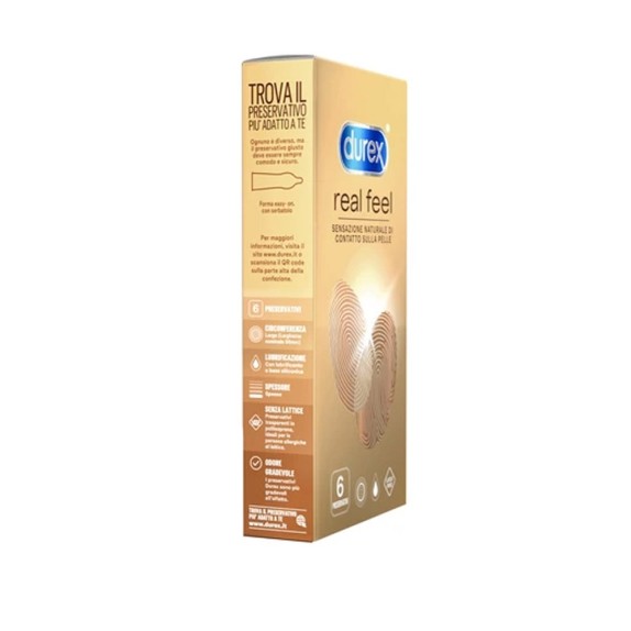 OFFERTA DUREX: PROFILATTICI REAL FEEL CONFEZIONE 6 PEZZI
