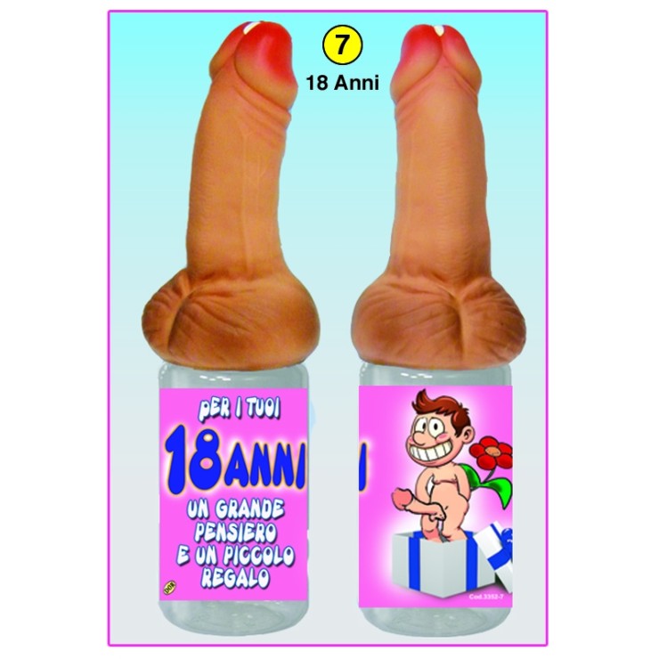 BIBERON SEXY PER FESTA DI COMPLEANNO 18 ANNI CON PENE
