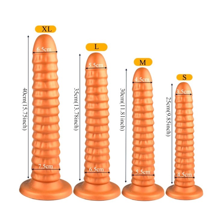 SPINA ANALE A SPIRALE SEX TOY GRANDI DIMENSIONI GOLDPLAY...