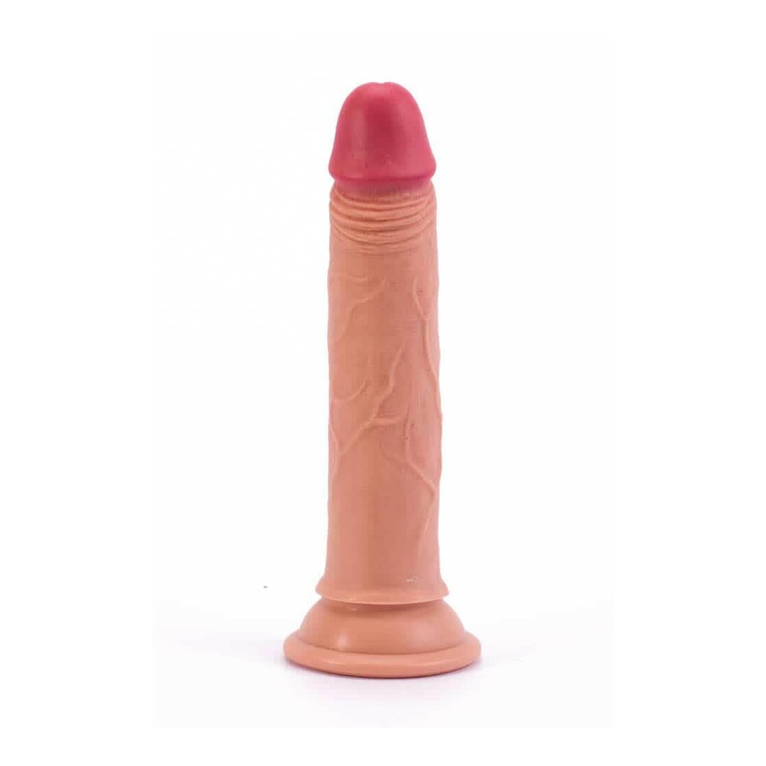 DILDO REALISTICO CON VENTOSA CM. 18 DUAL...