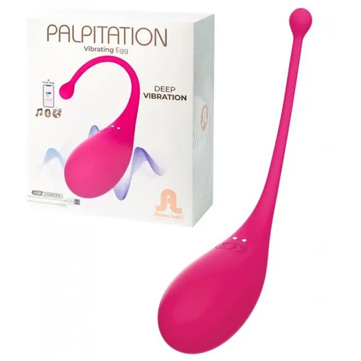 OVETTO VAGINALE VIBRANTE SEX TOY CON APP PALPITATION