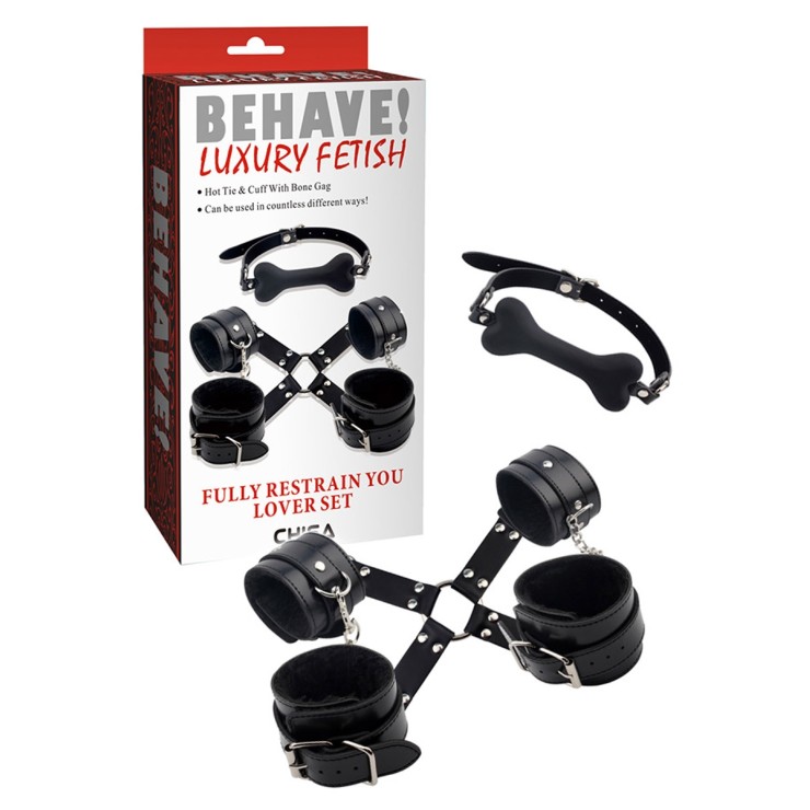 IMMOBILIZZATORE COSTRITTIVO CON MORSO BONE GAG FULLY...