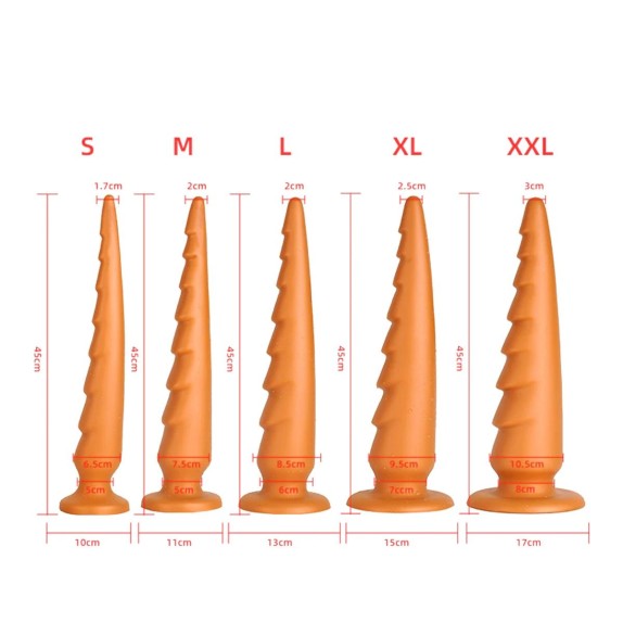 SPINA ANALE FLESSIBILE SEX TOY DI GRANDI DIMENSIONI GOLDPLAY REX