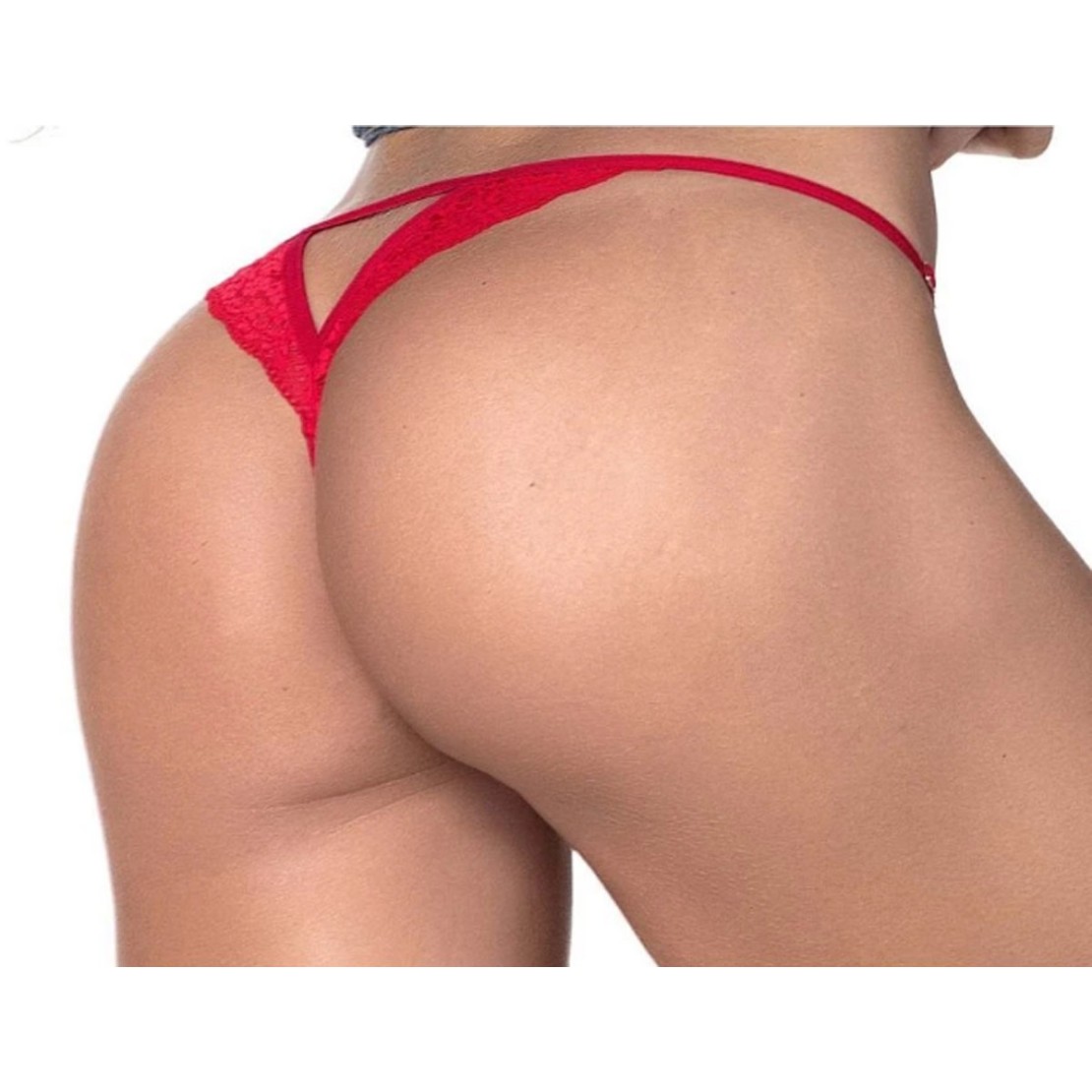PERIZOMA SEXY PER DONNA IN PIZZO ROSSO MAPALE'...