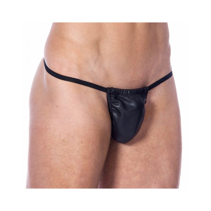 G-STRING SEXY PER UOMO IN ECOPELLE