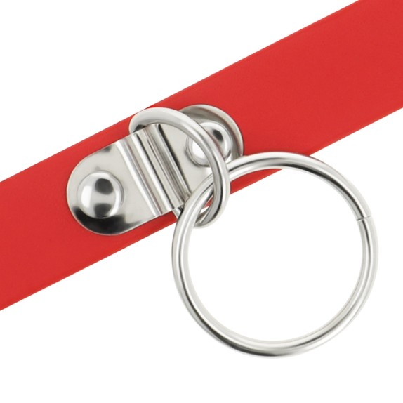 COLLARE SEXY ROSSO PER DONNA CON CIONDOLO IN METALLO