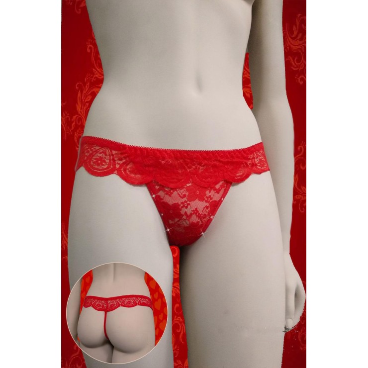 PERIZOMA-STRING SEXY PER DONNA ROSSO FIAMMANTE HANA