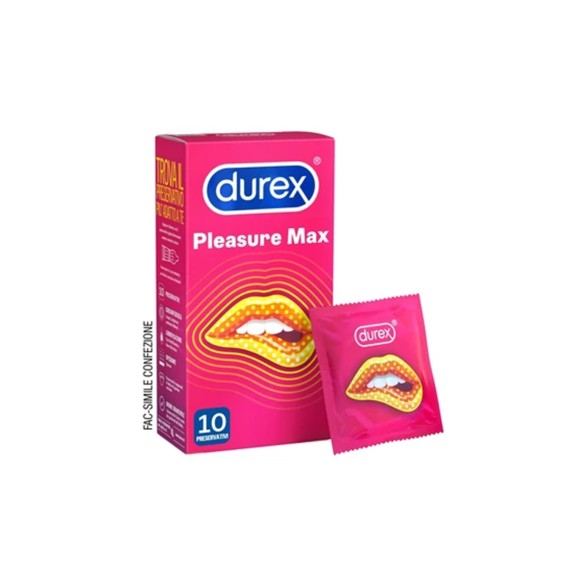 OFFERTA DUREX: PROFILATTICI PLEASURE MAX CONFEZIONE 10 PEZZI