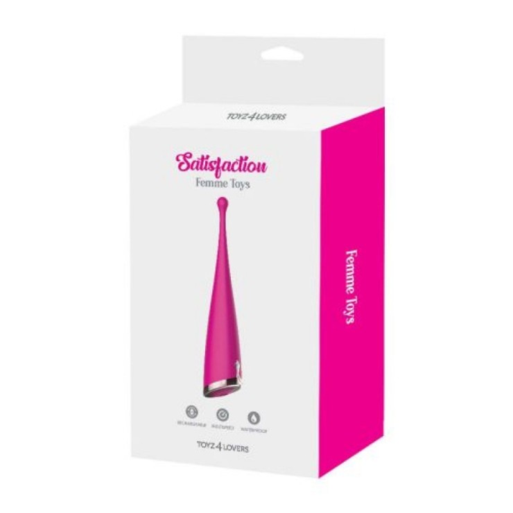 VIBRATORE PER PUNTO G SEX TOY RICARICABILE SATISFACTION