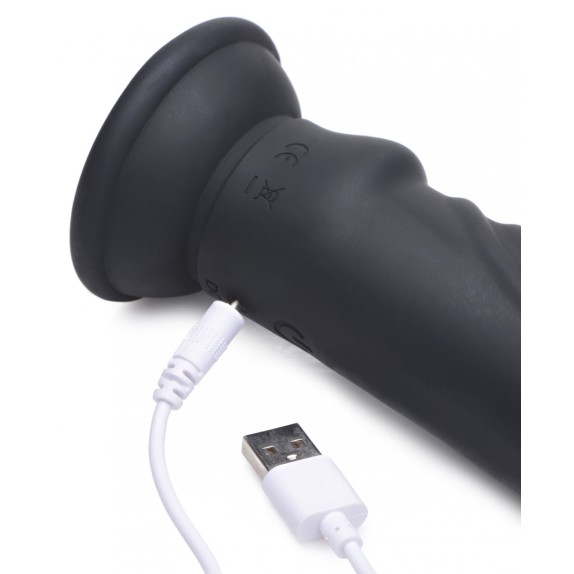 VIBRATORE REALISTICO CON ELETTROSTIMOLAZIONE E-STIM + VIBRATING DILDO