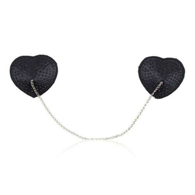 COPRICAPEZZOLI SEXY A FORMA DI CUORE CON CATENENELLA...