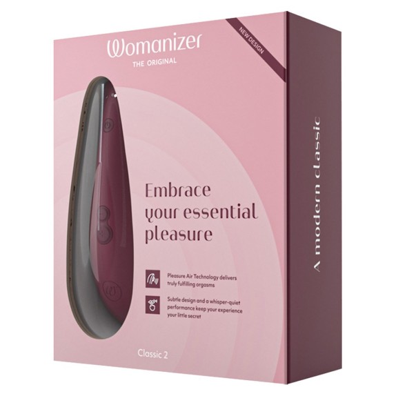 WOMANIZER CLASSIC 2: SUCCHIA ASPIRA CLITORIDE CON 10 VELOCITA'