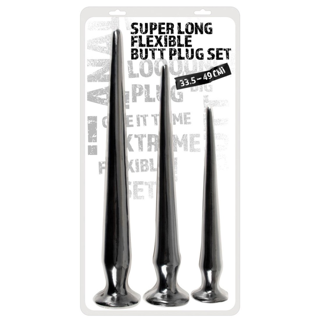 SET 3 SPINE ANALI FLESSIBILI SEX TOYS IN SILICONE