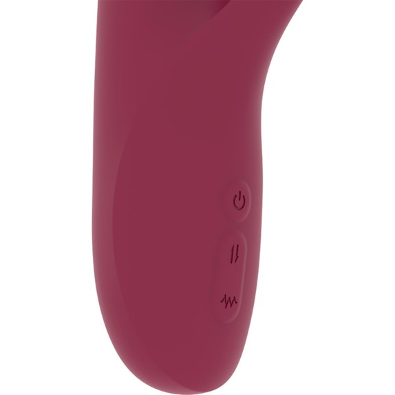 VIBRATORE RABBIT CON SFERE STIMOLANTI E MOVIMENTO A SPINTA SEX TOY MAGENTA