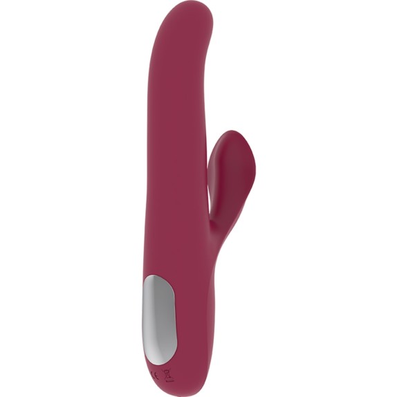 VIBRATORE RABBIT CON SFERE STIMOLANTI E MOVIMENTO A SPINTA SEX TOY MAGENTA