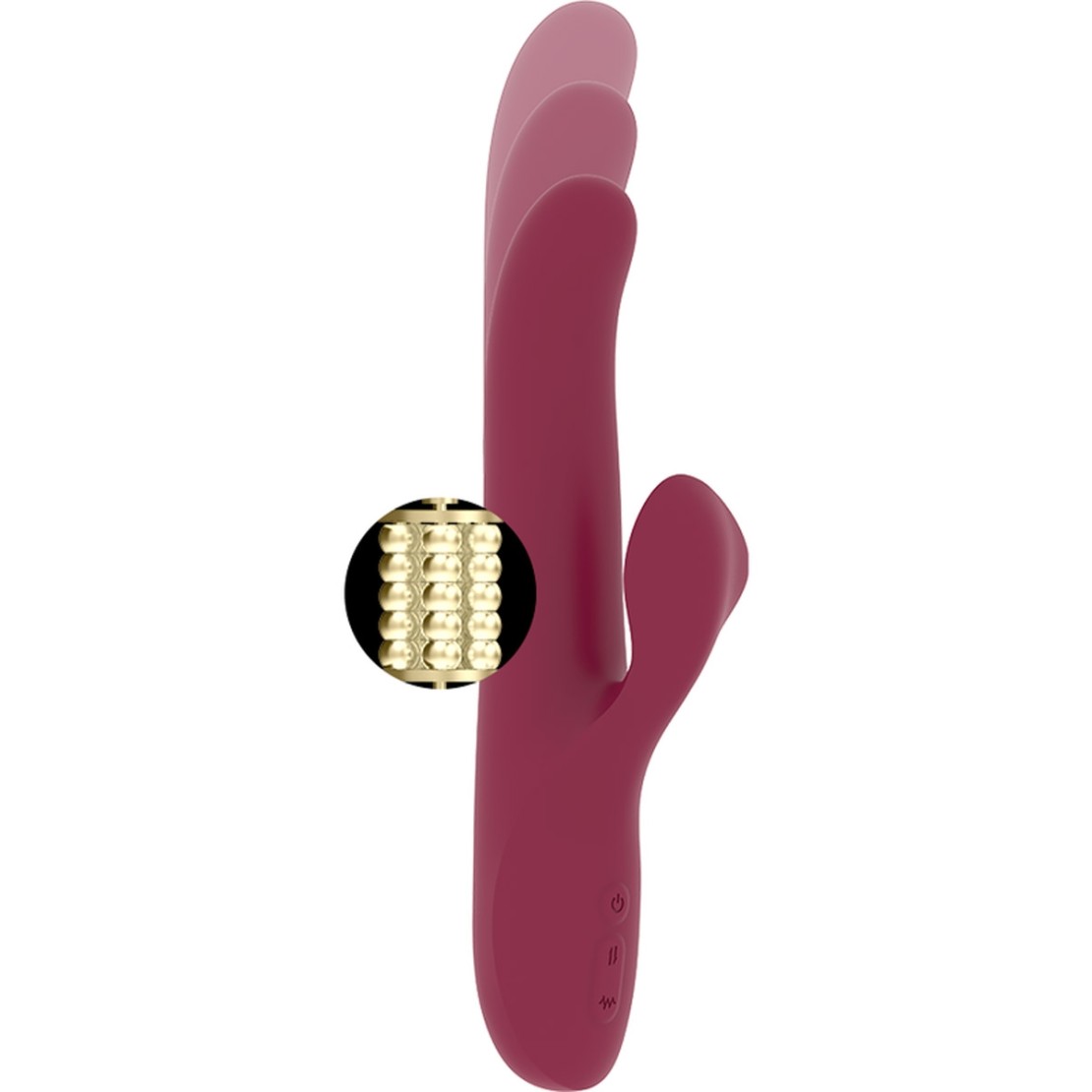 VIBRATORE RABBIT CON SFERE STIMOLANTI E...