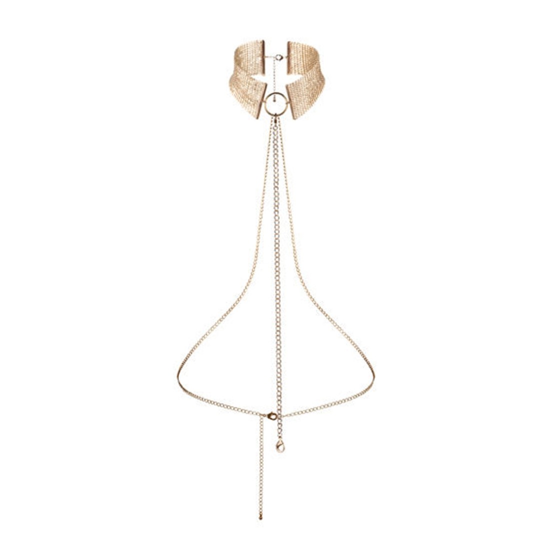 COLLARE IN METALLO CON CATENELLA ORO BIJOUX