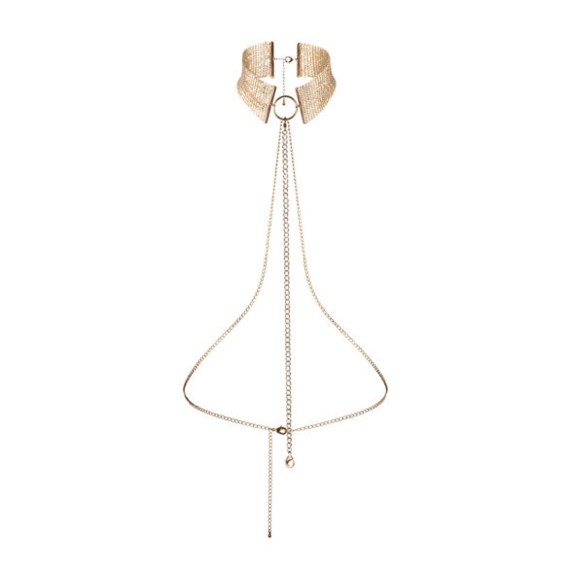 COLLARE IN METALLO CON CATENELLA ORO BIJOUX