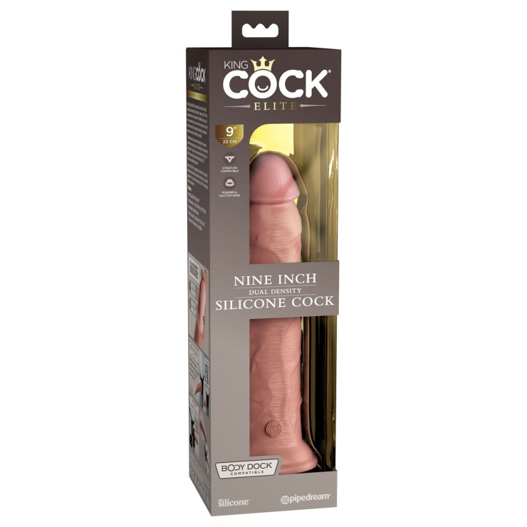 FALLO ULTRA REALISTICO CON VENTOSA CM. 23 KING COCK ELITE