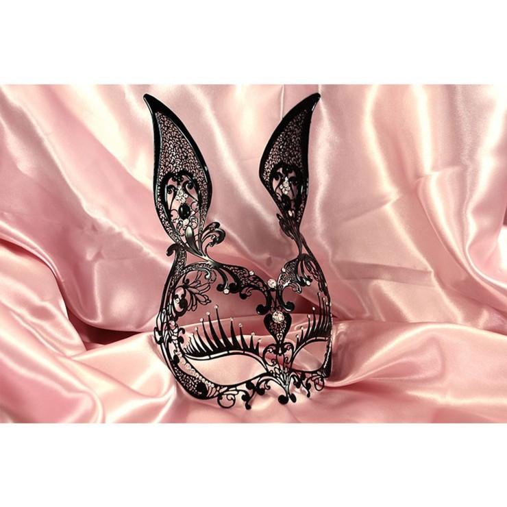 MASCHERA SEXY PER DONNA CON ORECCHIE DA CONIGLIETTO...