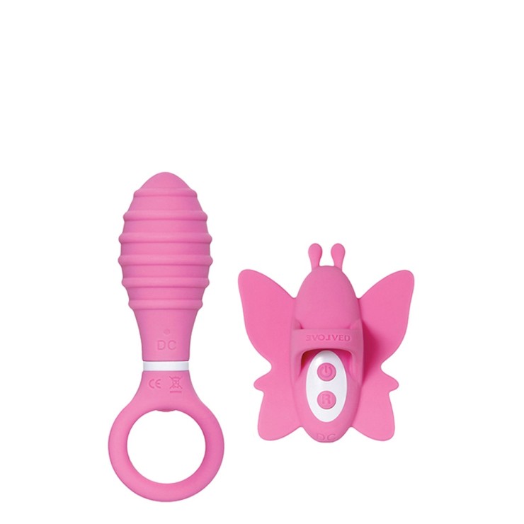 KIT VIBRATORE ANALE E DITALINO PER CLITORIDE SEX TOY... 2