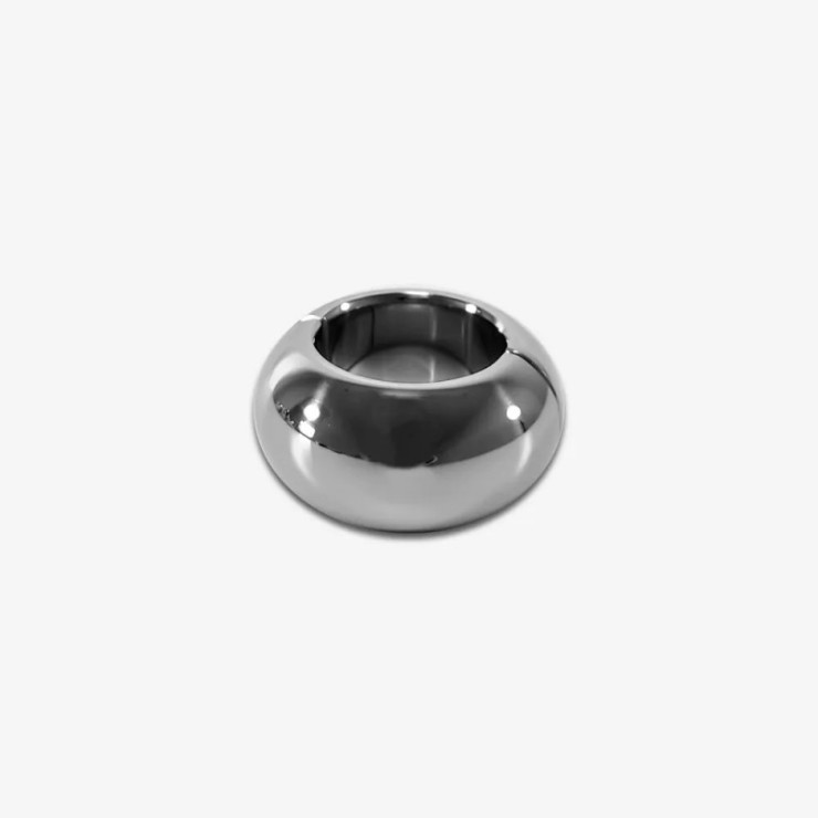 ALLUNGA TESTICOLI IN ACCIAIO SEX TOY DONUT BALL STRETCHER... 2