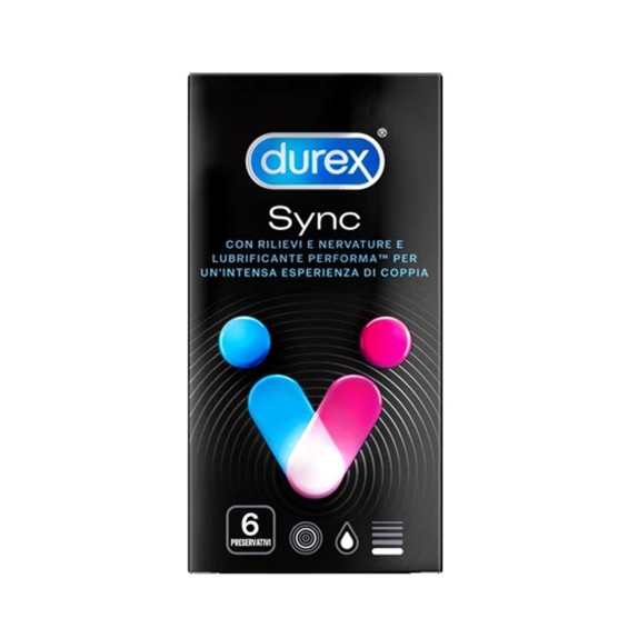 OFFERTA DUREX: PROFILATTICI SYNC CONFEZIONE 6 PEZZI