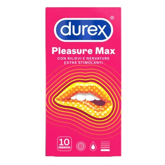 OFFERTA DUREX: PROFILATTICI PLEASURE MAX CONFEZIONE 10 PEZZI