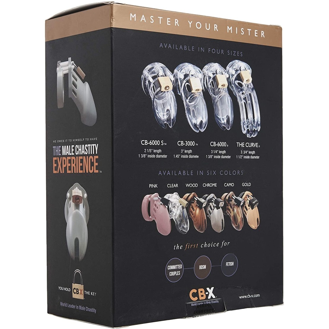CINTURA DI CASTITÀ PER UOMO SEX TOY CB6000 IN...