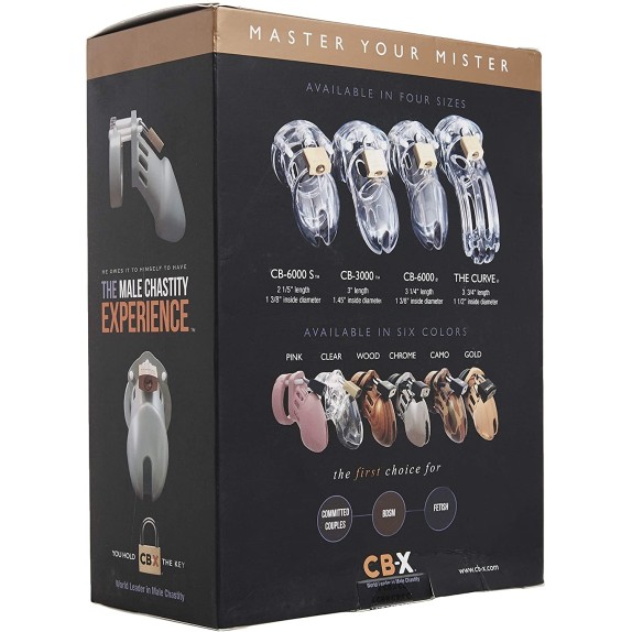 CINTURA DI CASTITÀ PER UOMO SEX TOY CB6000 IN POLICARBONATO