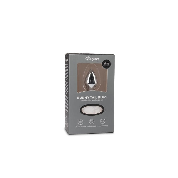 PLUG ANALE IN ALLUMINIO CON CODA DI CONIGLIO BUNNY TAIL