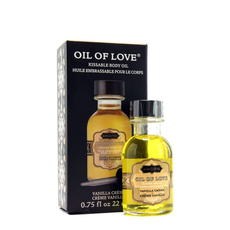 OLIO ALLA VANIGLIA PER ZONE EROGENE KAMASUTRA KISSABLE