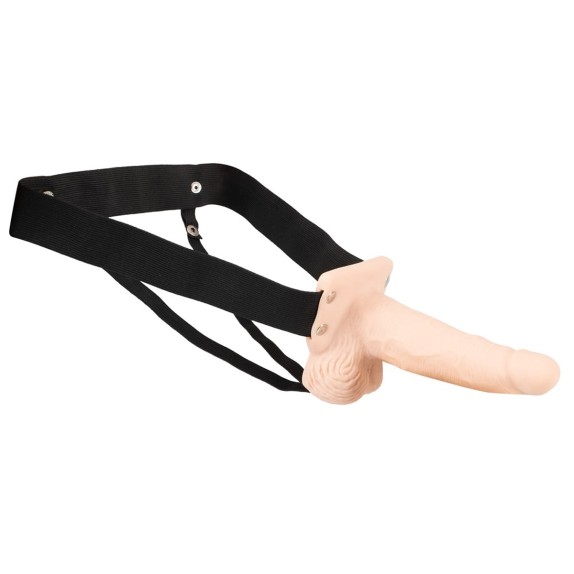 STRAP-ON VIBRANTE FALLO INDOSSABILE PER UOMO CON PROLUNGA