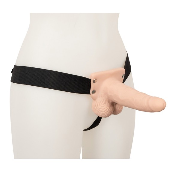 STRAP-ON VIBRANTE FALLO INDOSSABILE PER UOMO CON PROLUNGA