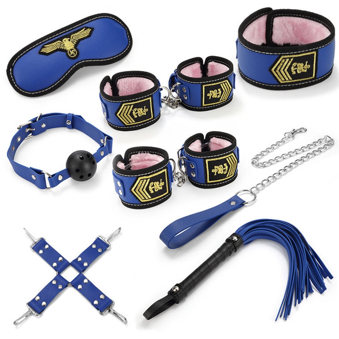 KIT SADOMASO SET 8 PEZZI PER GIOCHI SADOMASO...