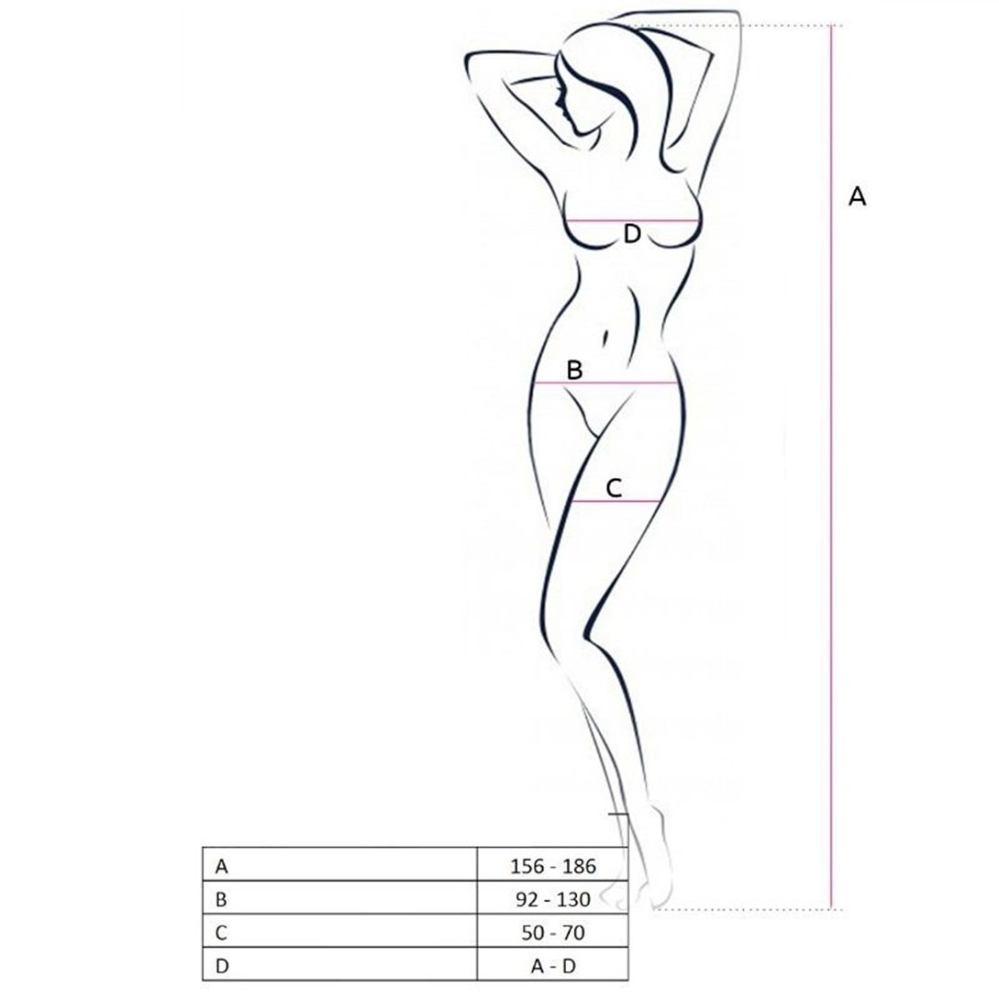 TUTA CATSUIT A RETE PER DONNA APERTA EFFETTO...