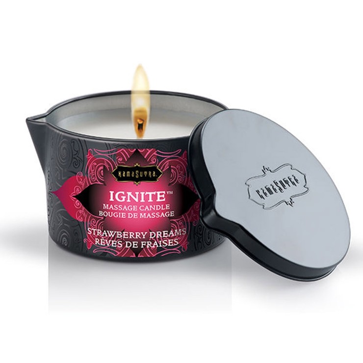 CANDELA ALLA FRAGOLA PER SEXY MASSAGGIO KAMASUTRA...