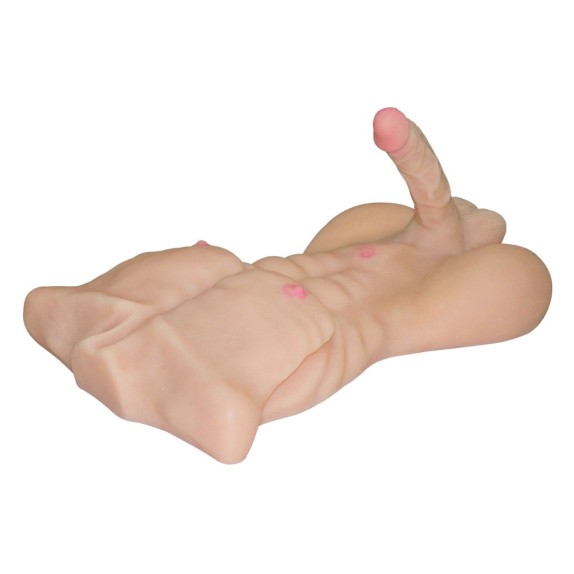 MASTURBATORE MEZZO BUSTO DI UOMO MALE BODY STRONG MAN