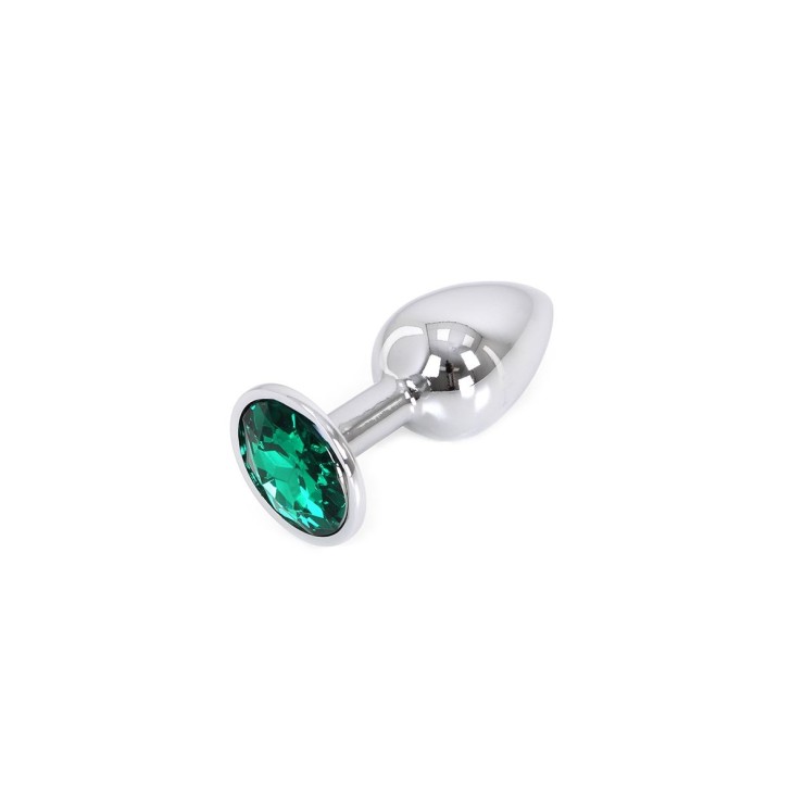 PLUG TAPPO ANALE CON GIOIELLO VERDE SMERALDO KIOTOS