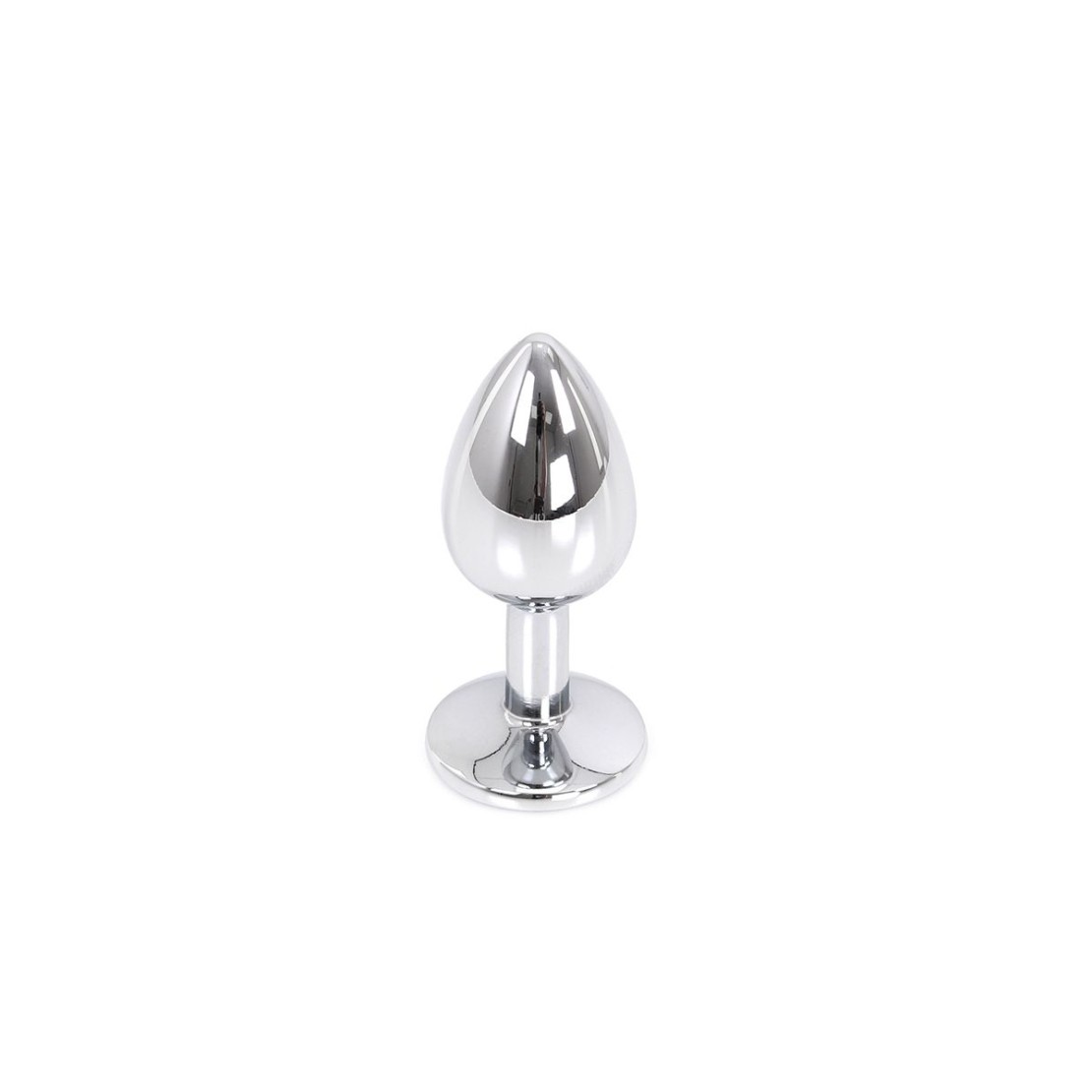 PLUG TAPPO ANALE IN METALLO CON GIOIELLO ROSSO...