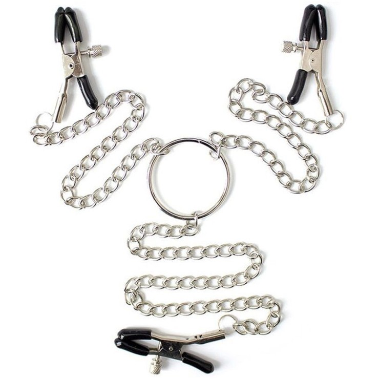 SET 3 PINZETTE PER CAPEZZOLI E CLITORIDE SEX TOY PER...
