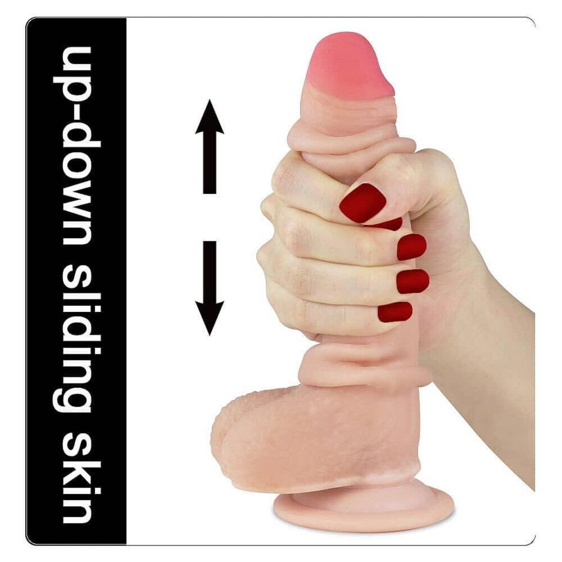 DILDO ULTRA REALISTICO CM. 17,5 CON STRATO DI...