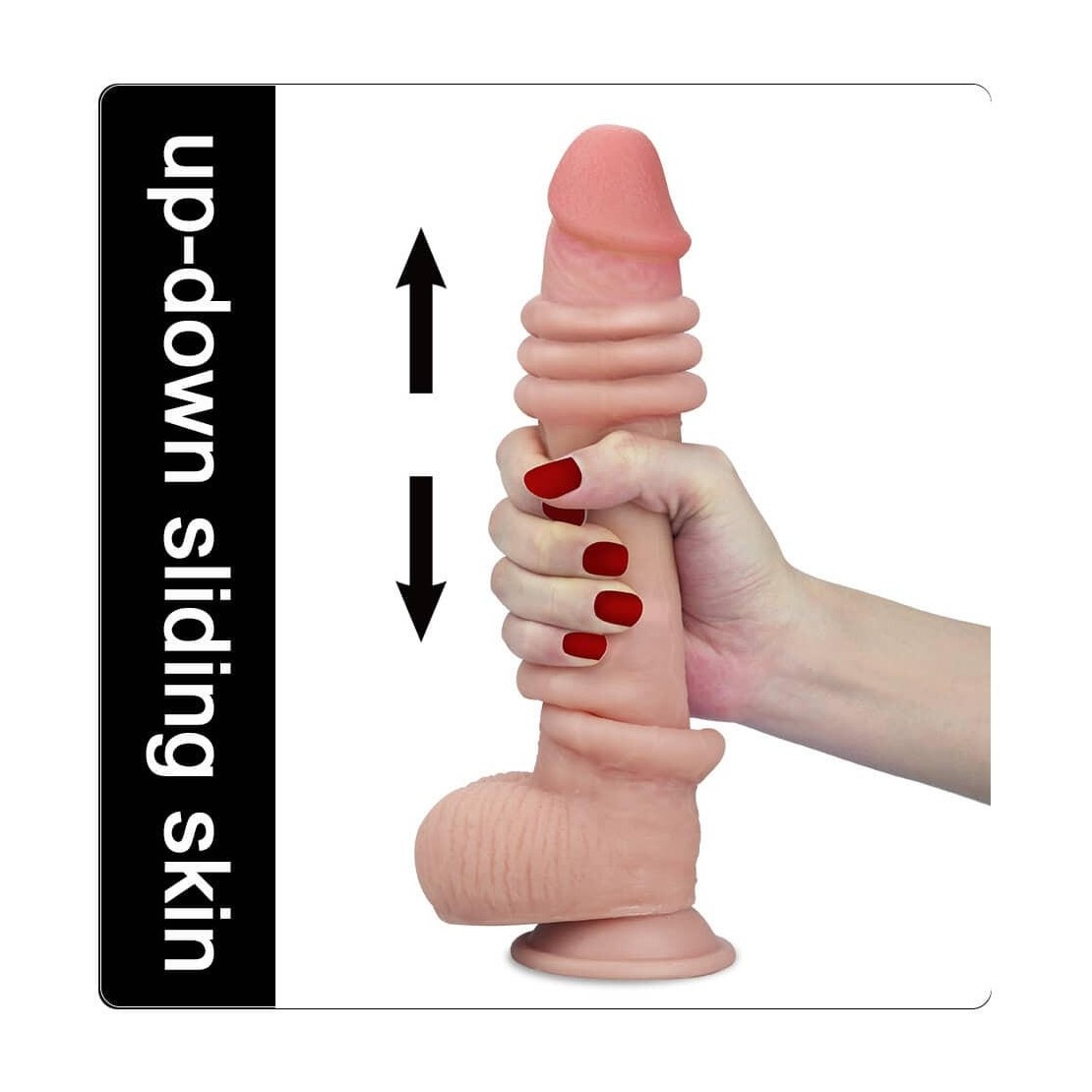 DILDO ULTRA REALISTICO CM. 23 CON STRATO DI...