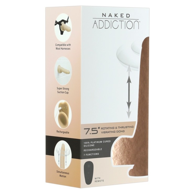 SEX TOY REALISTICO CON SPINTA E ROTAZIONE SEX TOY NAKED...